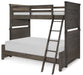Legacy Classic Kids Bunkhouse Twin over Full Bunk Bed in Aged Barnwood image