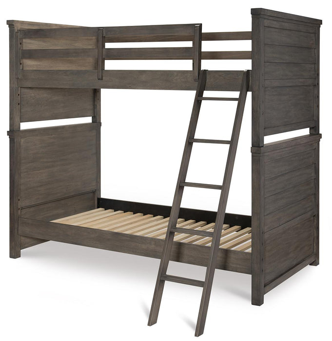 Legacy Classic Kids Furniture Bunkhouse Twin over Twin Bunk Bed in Aged BarnwoodK