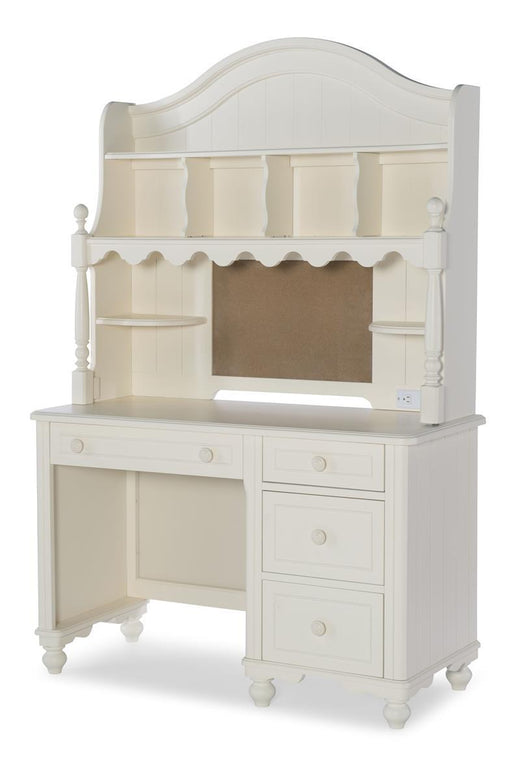 Legacy Classic Kids Summerset 4 Drawer Desk with Hutch in Ivory-6200 image