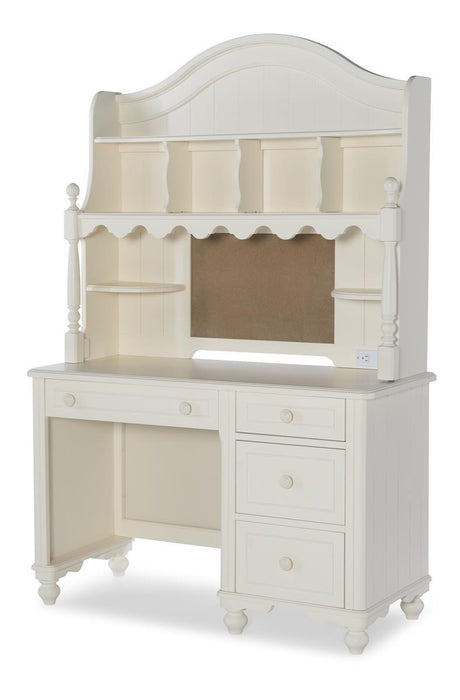 Legacy Classic Kids Summerset 4 Drawer Desk with Hutch in Ivory-6200