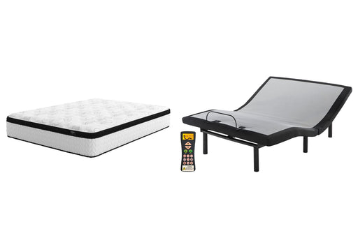 Chime 12 Inch California King Hybrid Mattress Package - Dinettes Plus Furniture