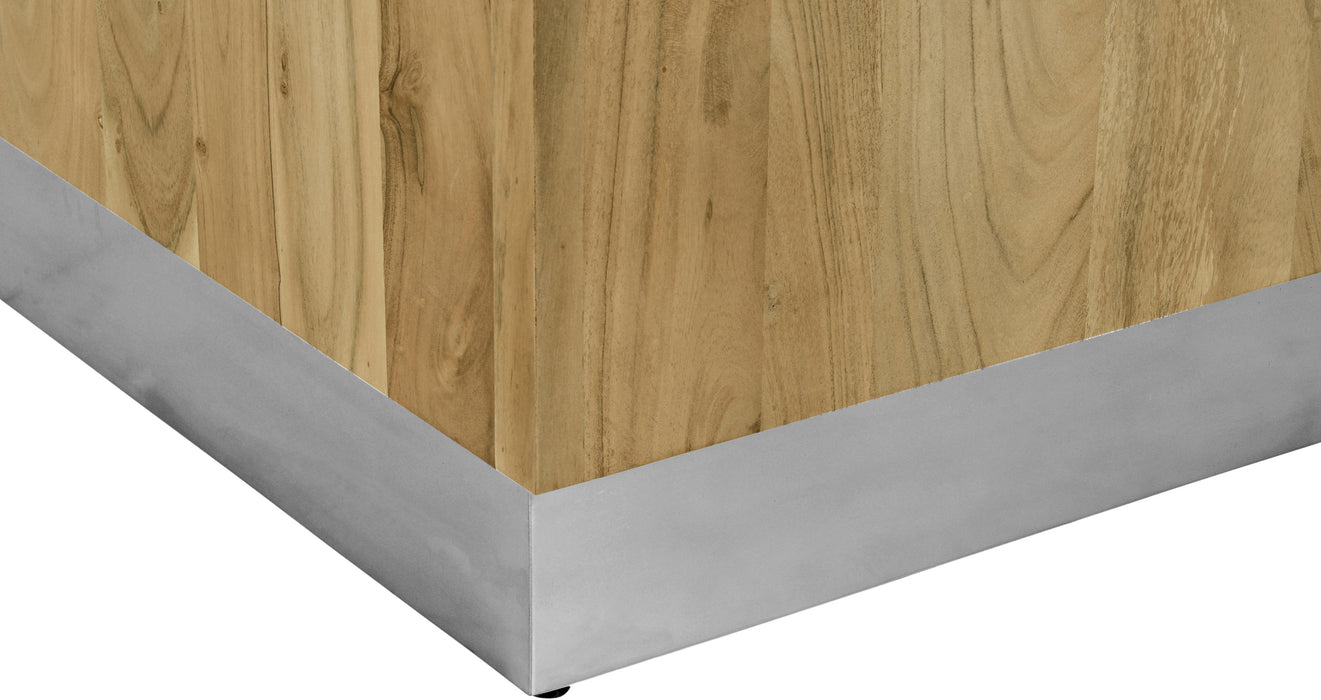 Acacia Chrome Coffee Table - Dinettes Plus Furniture