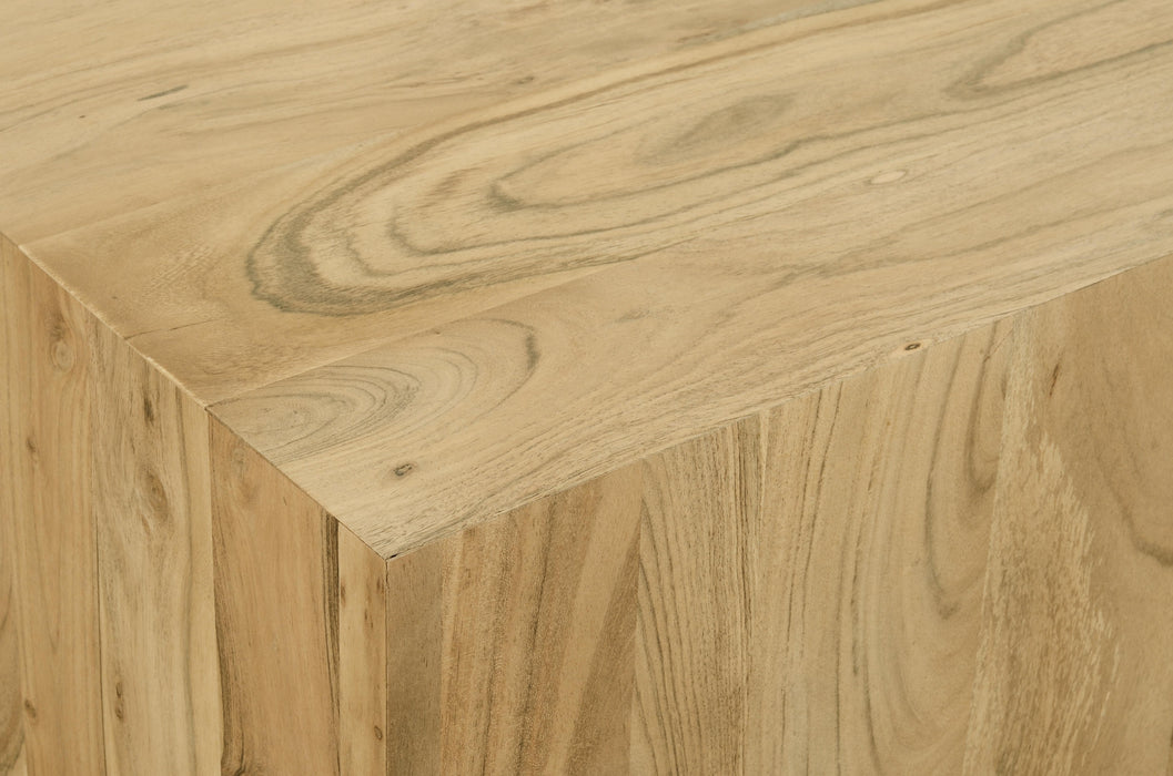 Acacia Chrome Coffee Table - Dinettes Plus Furniture