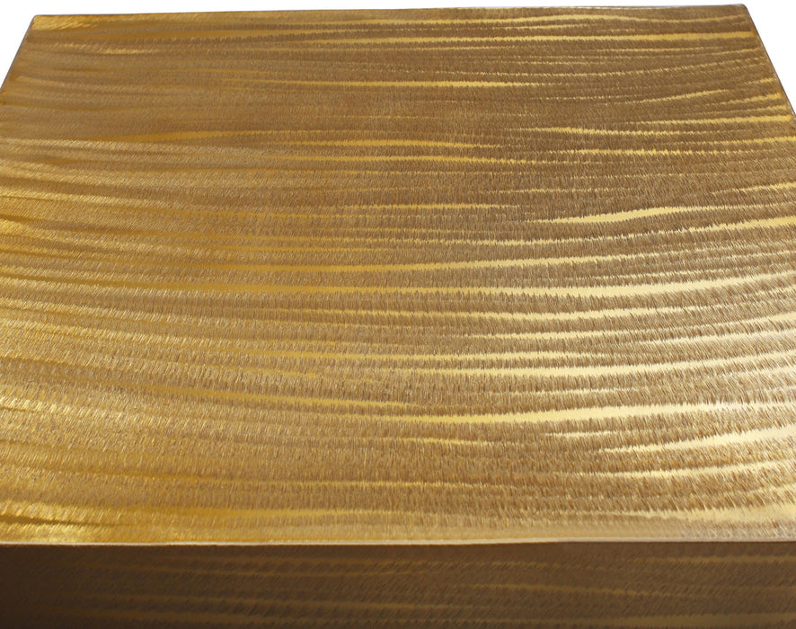 Palladium Gold End Table - Dinettes Plus Furniture