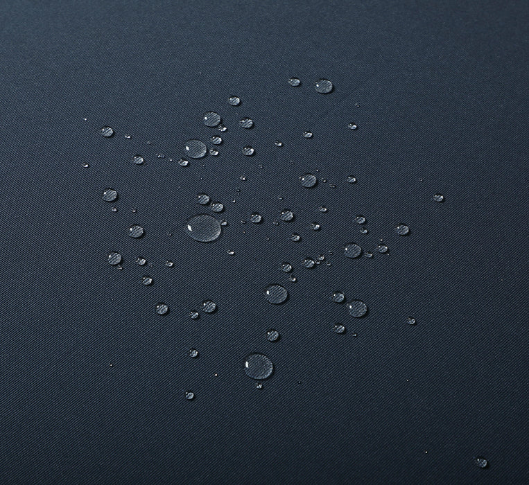 Nizuc Navy Waterproof Fabric Outdoor Patio Aluminum Corner Chair - Dinettes Plus Furniture