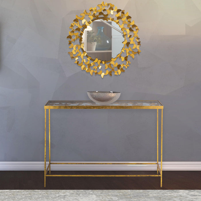Butterfly Gold Mirror - Dinettes Plus Furniture