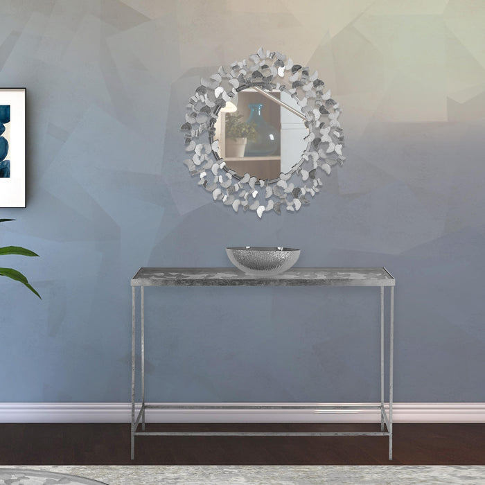Butterfly Silver Mirror - Dinettes Plus Furniture