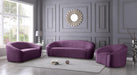 Riley Purple Velvet Sofa - Dinettes Plus Furniture