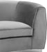 Julian Grey Velvet Sofa - Dinettes Plus Furniture