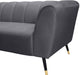 Beaumont Grey Velvet Sofa - Dinettes Plus Furniture