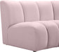 Infinity Pink Velvet 9pc. Modular Sectional - Dinettes Plus Furniture