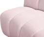 Infinity Pink Velvet 9pc. Modular Sectional - Dinettes Plus Furniture