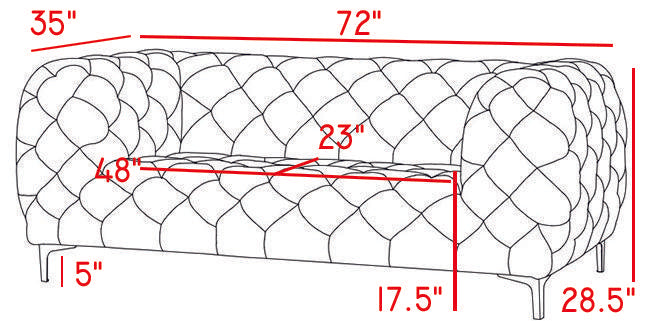 Mercer Grey Velvet Loveseat - Dinettes Plus Furniture
