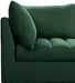 Jacob Green Velvet Modular Sectional - Dinettes Plus Furniture