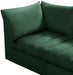 Jacob Green Velvet Modular Sectional - Dinettes Plus Furniture