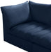 Jacob Navy Velvet Modular Sectional - Dinettes Plus Furniture