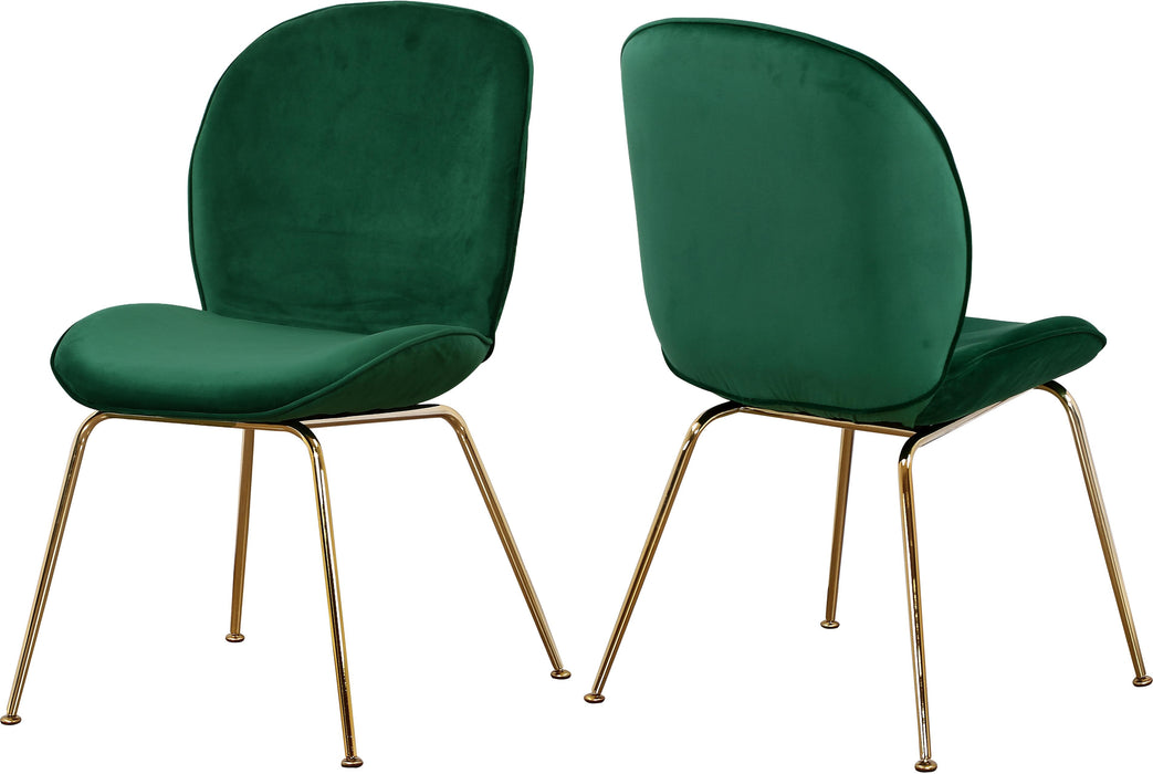 Paris Green Velvet Dining Chair image