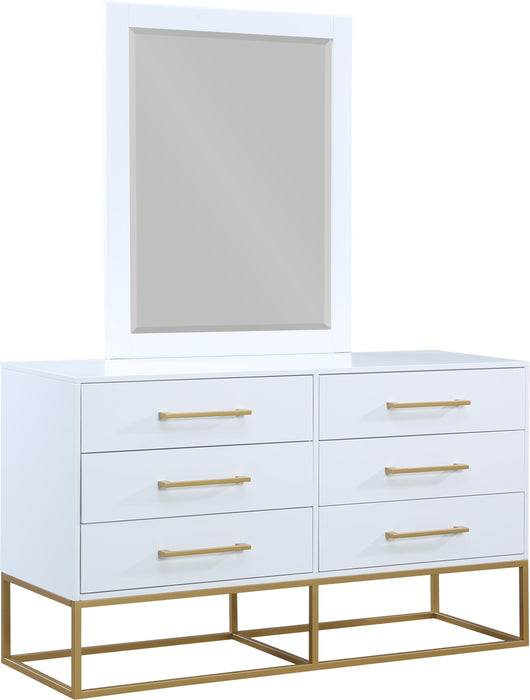 Maxine White / Gold Dresser Maxine White / Gold Dresser