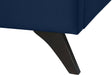 Elly Navy Velvet King Bed - Dinettes Plus Furniture