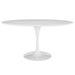 Lippa 60" Oval Wood Top Dining Table image