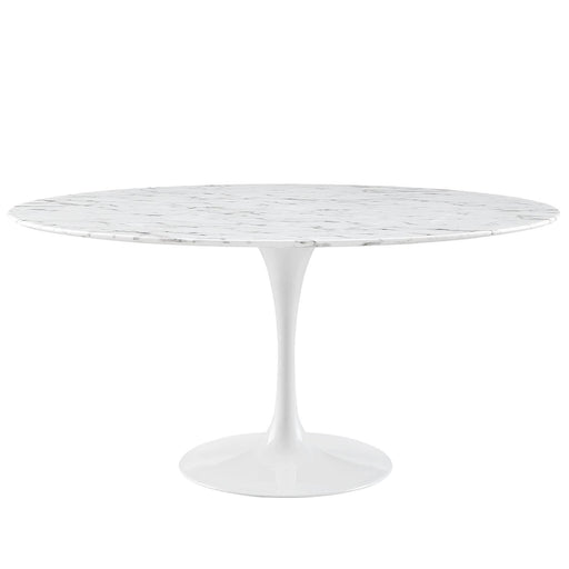 Lippa 60" Round Artificial Marble Dining Table image