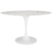 Lippa 54" Oval Artificial Marble Dining Table image