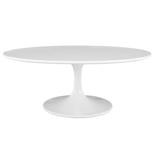 Lippa 42" Oval-Shaped Wood Top Coffee Table image