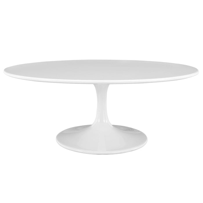 Lippa 42" Oval-Shaped Wood Top Coffee Table image