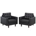 Empress Armchair Leather Set of 2 image