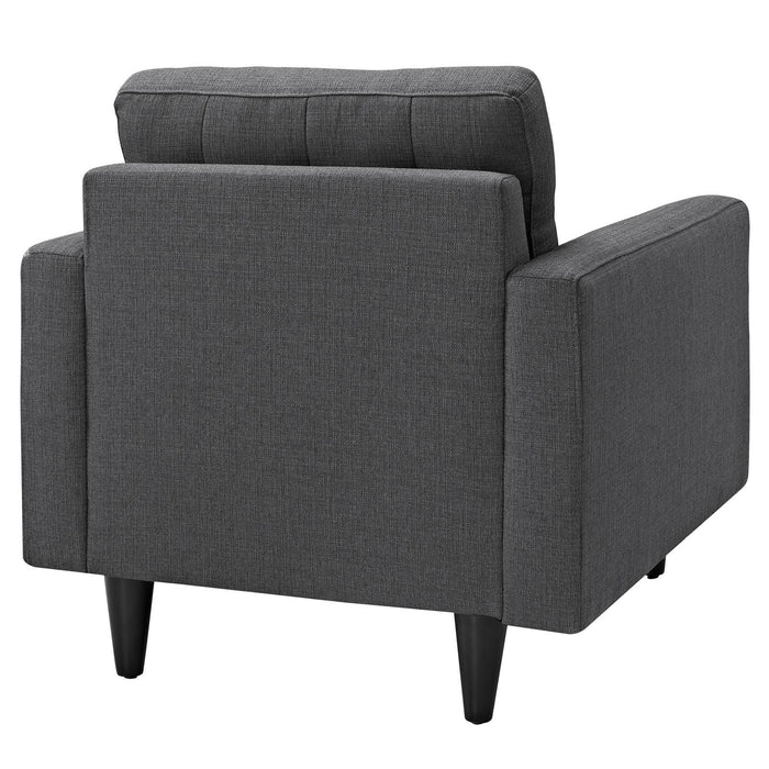 Empress Upholstered Fabric Armchair