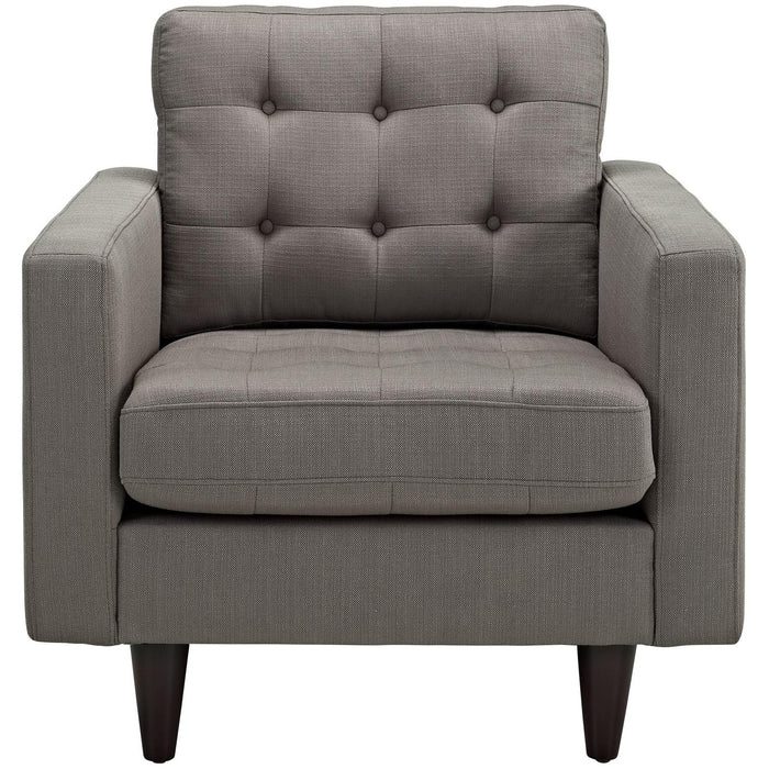 Empress Upholstered Fabric Armchair