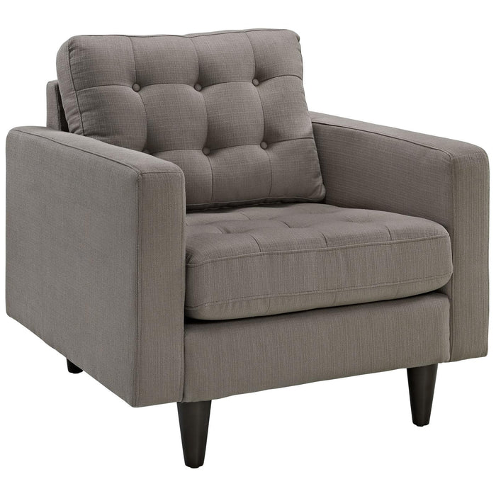 Empress Upholstered Fabric Armchair