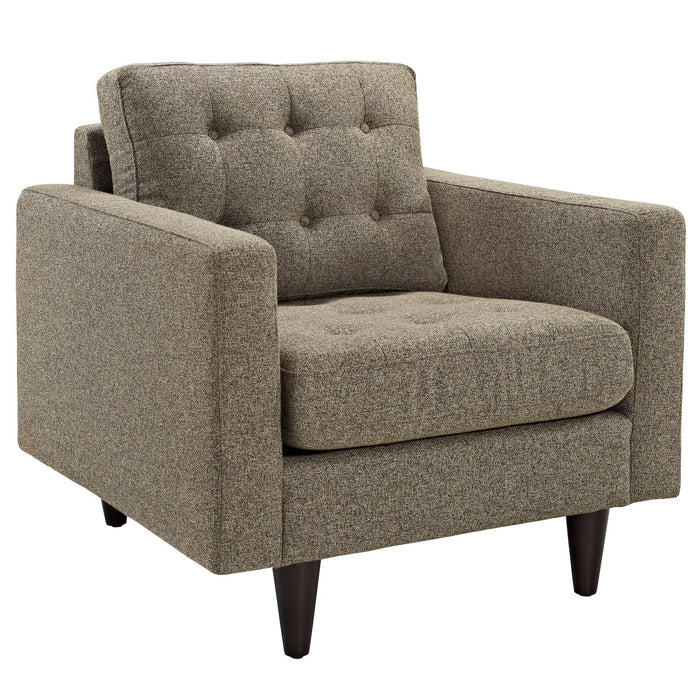 Empress Upholstered Fabric Armchair