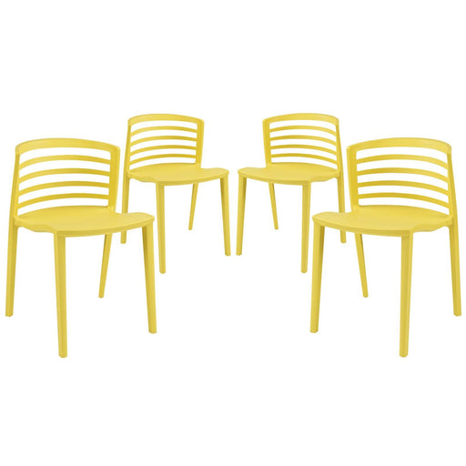 Curvy Dining Chairs Set of 4 image