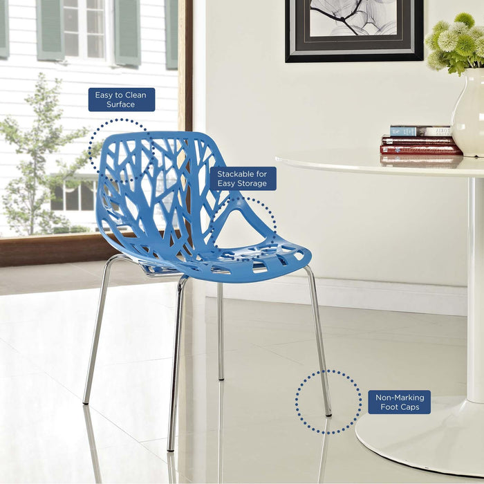 Stencil Dining Side Chair Set of 4