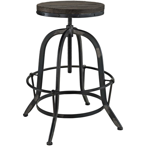 Collect Wood Top Bar Stool image