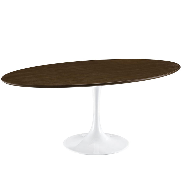 Lippa 78" Oval Wood Dining Table