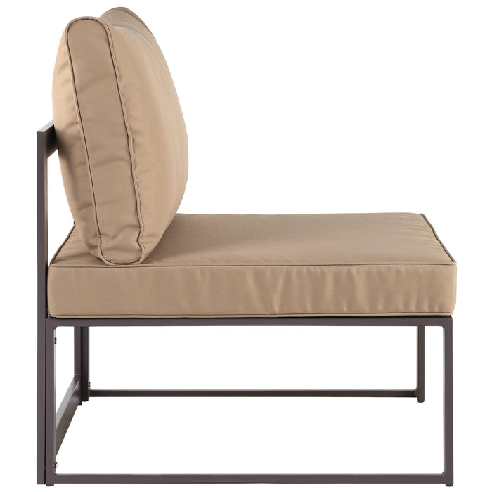 Fortuna Armless Outdoor Patio Chair