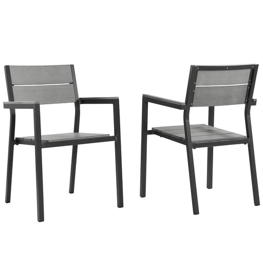Maine Dining Armchair Outdoor Patio Set of 2 image