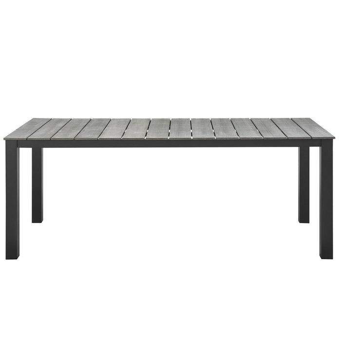 Maine 80" Outdoor Patio Dining Table