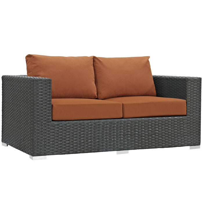 Sojourn Outdoor Patio Sunbrella� Loveseat