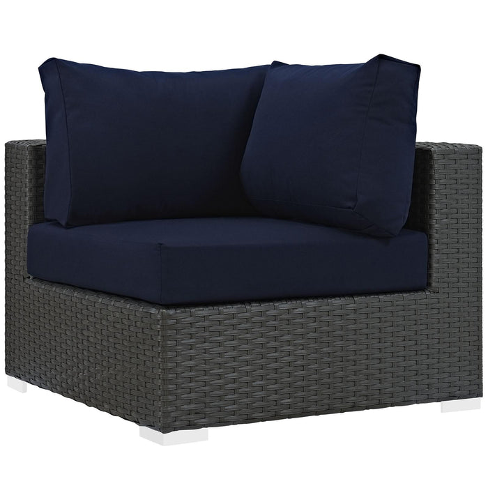 Sojourn 10 Piece Outdoor Patio Sunbrella� Sectional Set