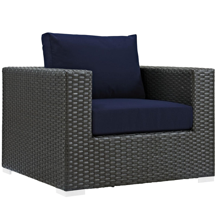 Sojourn 8 Piece Outdoor Patio Sunbrella� Sectional Set