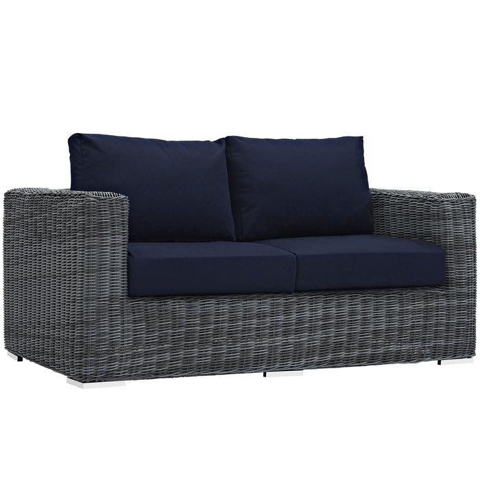 Summon Outdoor Patio Sunbrella� Loveseat