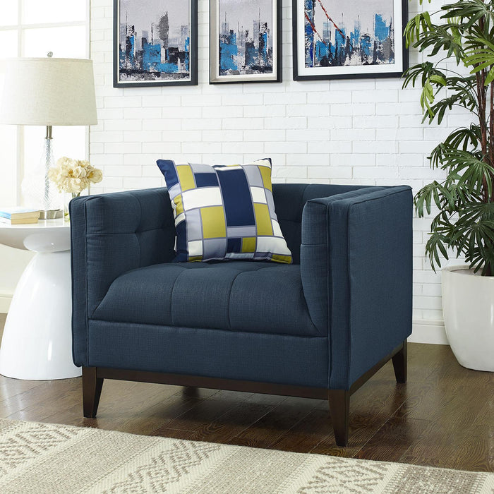 Serve Upholstered Fabric Armchair