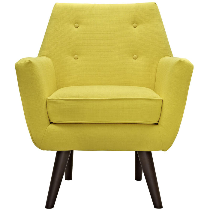 Posit Upholstered Fabric Armchair