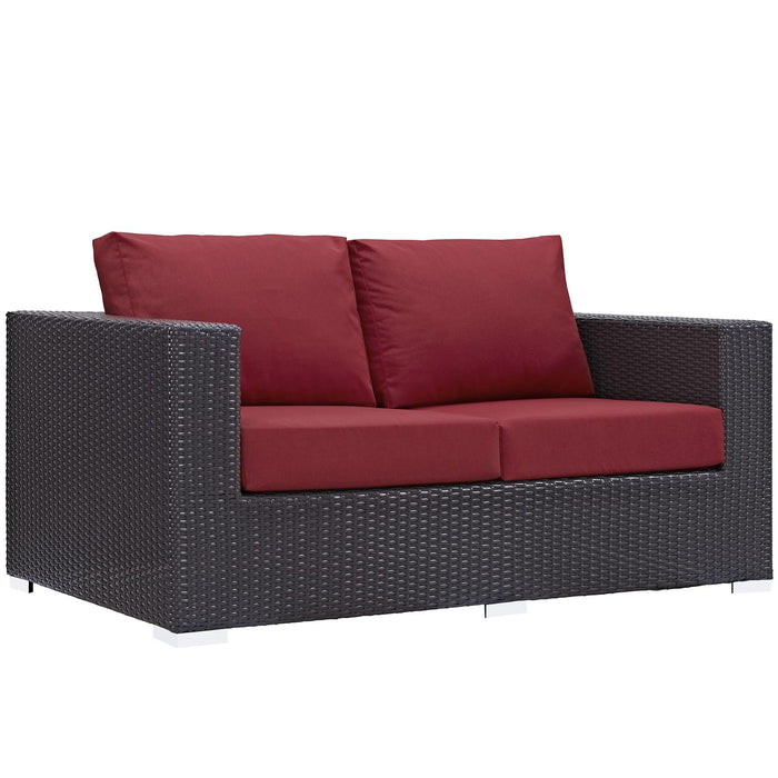 Convene 9 Piece Outdoor Patio Sofa Set