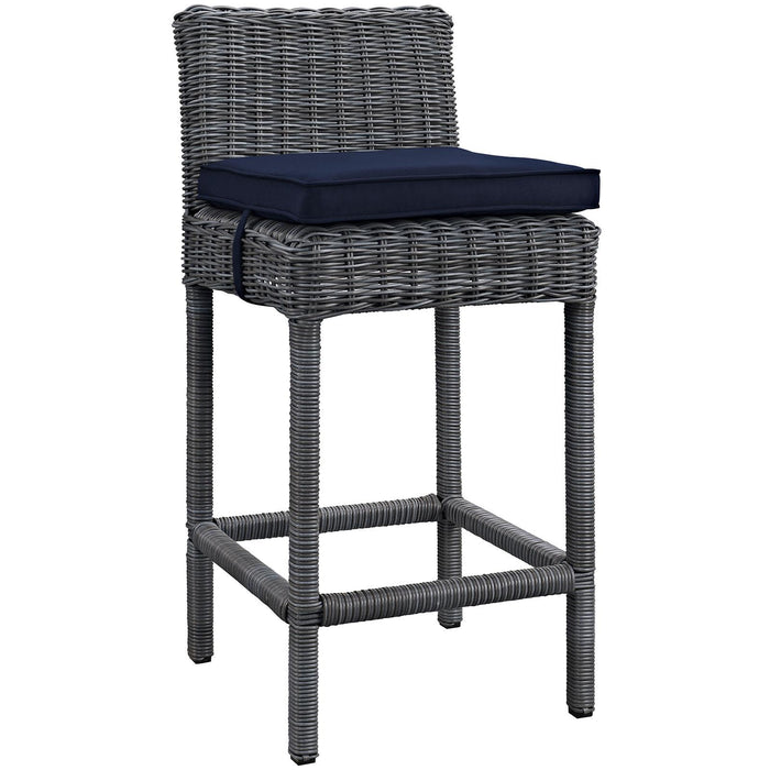 Summon Bar Stool Outdoor Patio Sunbrella� Set of 4