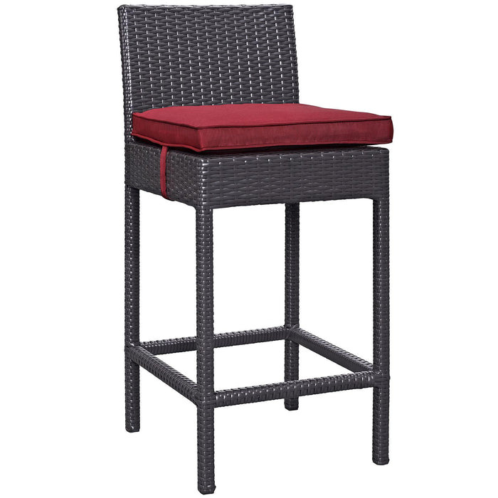 Convene Outdoor Patio Fabric Bar Stool