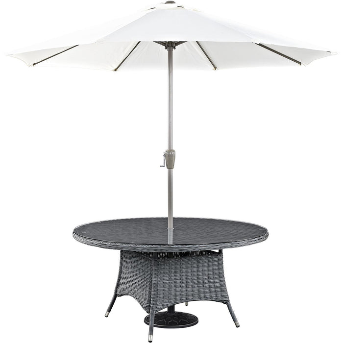 Summon 8 Piece Outdoor Patio Sunbrella� Dining Set